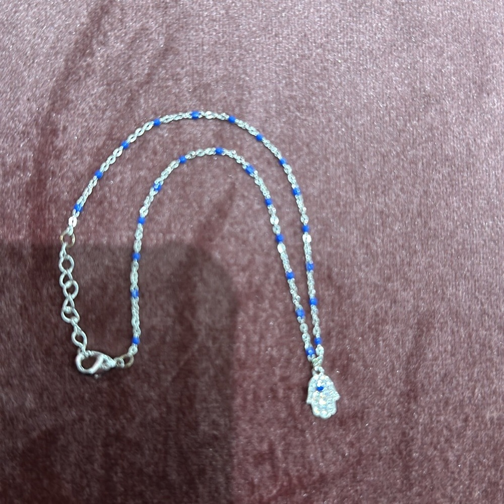 Evil eye ankle bracelet